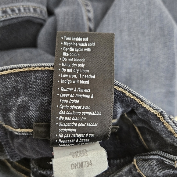 Paige Federal Slim Straight Jeans Mid Rise Wilkins Dark Wash Denim 29 - Picture 7 of 10